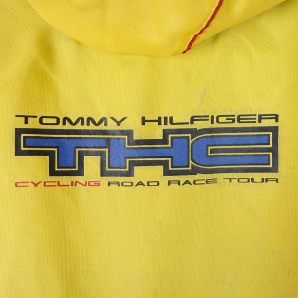 Vintage 90's Tommy Hilfiger THC Cycling Road Race Tour Light Jacket, Size Large - Picture 10 of 16
